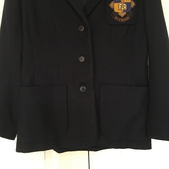 Vintage 50s 60s RYERSON Wool Blazer varsity - Picture 5 of 16